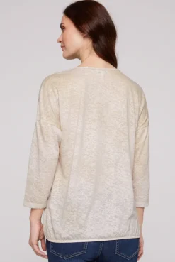 CAMP DAVID & SOCCX Ausbrenner-Shirt mit Artwork stone beige stonebeige Best