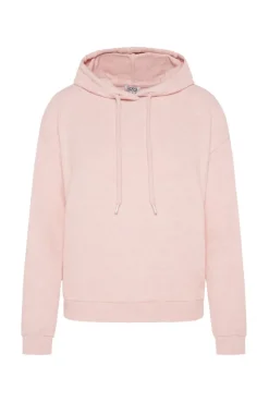 CAMP DAVID & SOCCX Basic Hoodie aus Flauschstrick rose blush roseblush Best Sale
