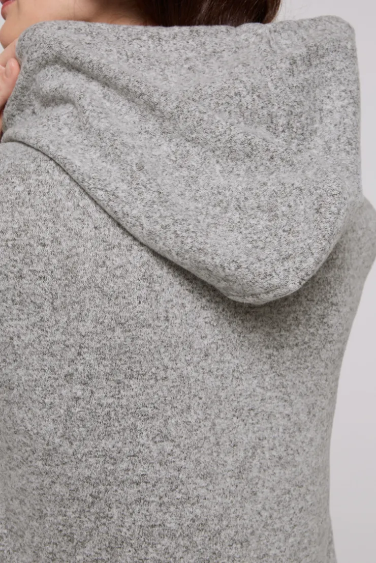 CAMP DAVID & SOCCX Basic Hoodie aus Flauschstrick grey melange greymelange Cheap