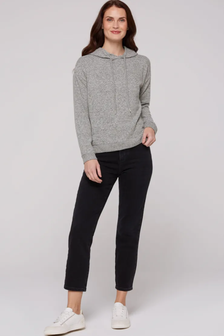 CAMP DAVID & SOCCX Basic Hoodie aus Flauschstrick grey melange greymelange Shop