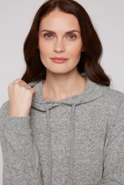 CAMP DAVID & SOCCX Basic Hoodie aus Flauschstrick grey melange greymelange Shop