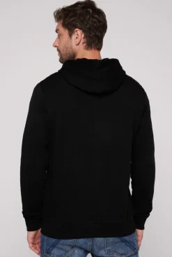 CAMP DAVID & SOCCX Basic Hoodie mit Logo Print black Cheap