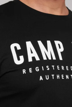 CAMP DAVID & SOCCX Basic Logo T-Shirt black Cheap