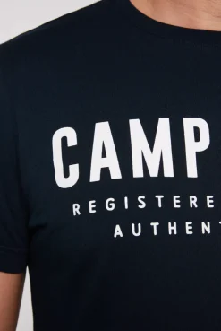 CAMP DAVID & SOCCX Basic Logo T-Shirt blue navy bluenavy Discount