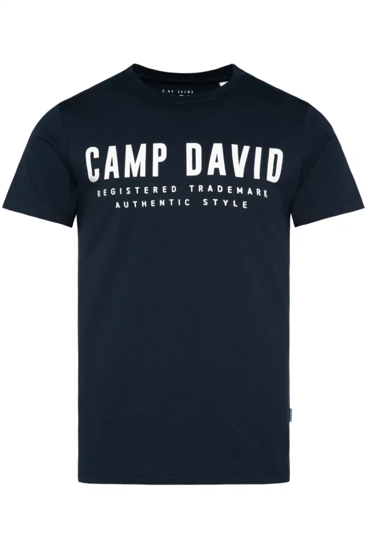 CAMP DAVID & SOCCX Basic Logo T-Shirt blue navy bluenavy Best Sale