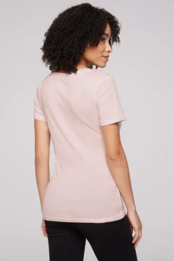 CAMP DAVID & SOCCX Basic Logo T-Shirt Oil Dyed rose blush roseblush Best