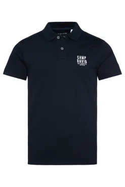 CAMP DAVID & SOCCX Basic Pikee-Polo mit Logo-Stickerei blue navy bluenavy Best Sale