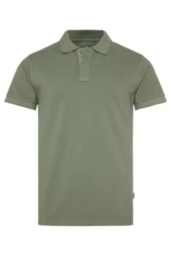 CAMP DAVID & SOCCX Basic Pikee-Polo mit Trikotkragen green olive greenolive Online