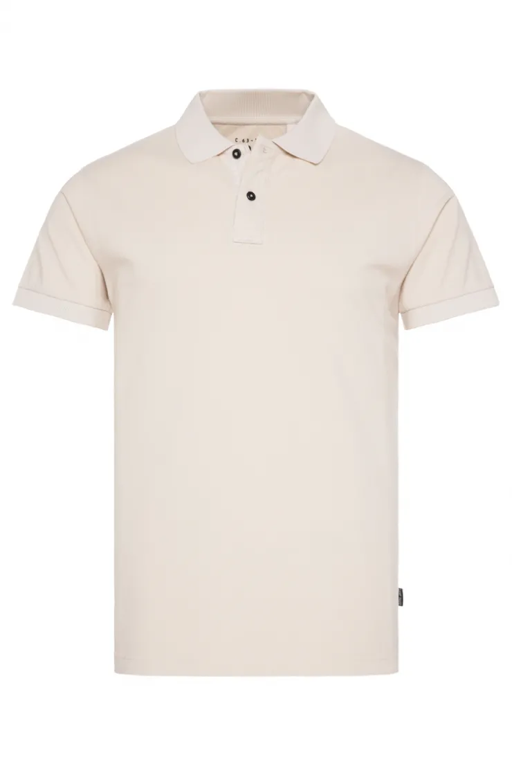 CAMP DAVID & SOCCX Basic Pikee-Polo mit Trikotkragen light cappuccino lightcappuccino Best