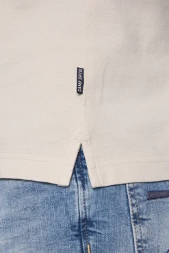 CAMP DAVID & SOCCX Basic Pikee-Polo mit Trikotkragen light cappuccino lightcappuccino Fashion