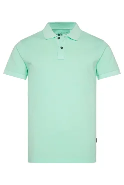 CAMP DAVID & SOCCX Basic Pikee-Polo mit Trikotkragen sun aqua sunaqua Flash Sale