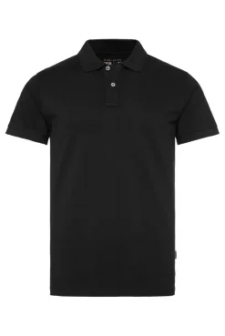 CAMP DAVID & SOCCX Basic Pikee-Polo mit Trikotkragen black Clearance