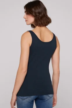 CAMP DAVID & SOCCX Basic Top mit Mini Logo Print blue navy bluenavy Sale