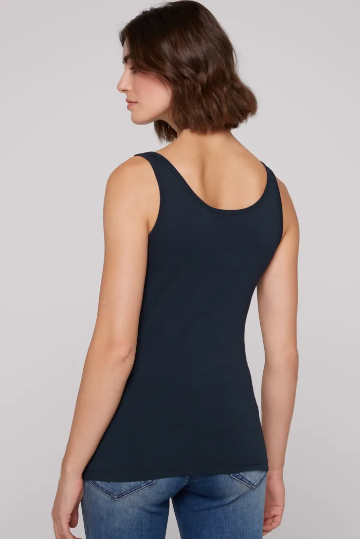 CAMP DAVID & SOCCX Basic Top mit Mini Logo Print blue navy bluenavy Sale