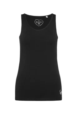 CAMP DAVID & SOCCX Basic Top mit  Mini Logo Print black Fashion