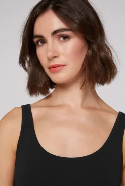 CAMP DAVID & SOCCX Basic Top mit  Mini Logo Print black Fashion