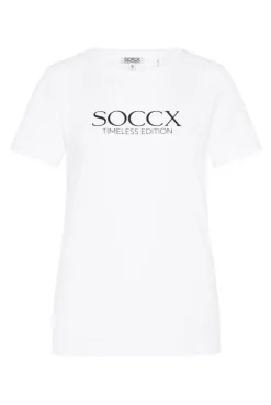CAMP DAVID & SOCCX Basic T-Shirt mit Logo Print opticwhite Best