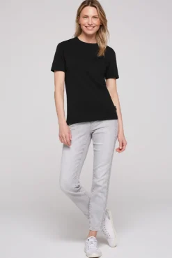 CAMP DAVID & SOCCX Basic T-Shirt mit Rundhalsausschnitt black Best Sale