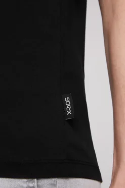 CAMP DAVID & SOCCX Basic T-Shirt mit Rundhalsausschnitt black Best Sale