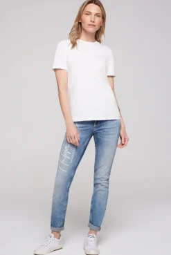 CAMP DAVID & SOCCX Basic T-Shirt mit Rundhalsausschnitt opticwhite Sale