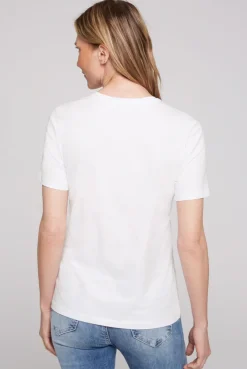 CAMP DAVID & SOCCX Basic T-Shirt mit Rundhalsausschnitt opticwhite Sale