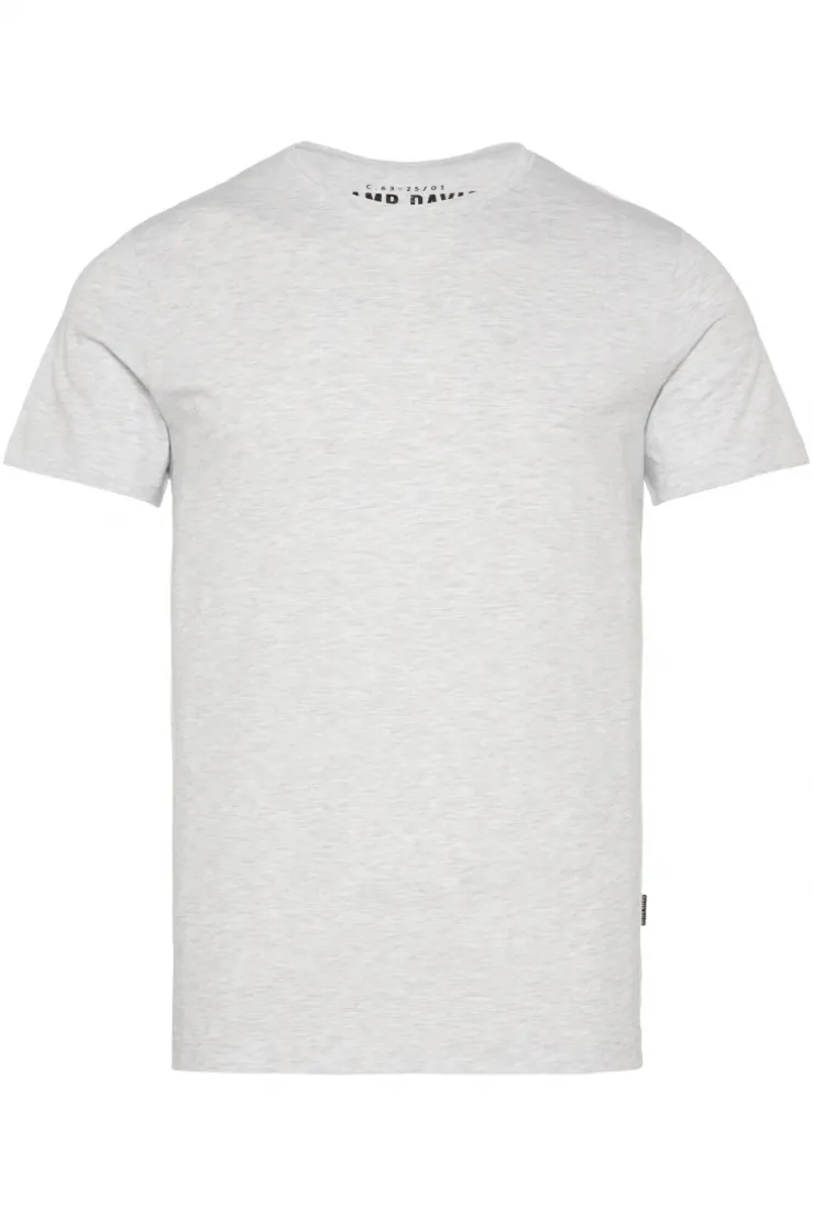 CAMP DAVID & SOCCX Basic T-Shirt Rundhals 2er-Pack grey melange greymelange Cheap