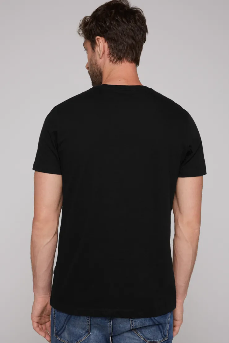 CAMP DAVID & SOCCX Basic T-Shirt Rundhals 2er-Pack black Fashion