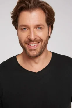 CAMP DAVID & SOCCX Basic T-Shirt V-Neck 2er-Pack black Cheap
