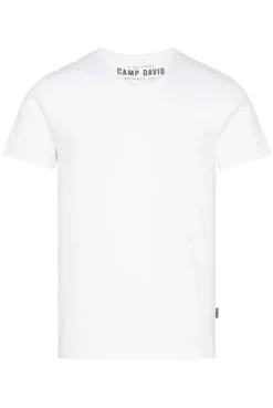 CAMP DAVID & SOCCX Basic T-Shirt V-Neck 2er-Pack opticwhite Hot