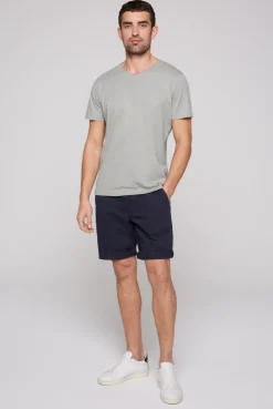 CAMP DAVID & SOCCX Basic T-Shirt V-Neck mit Used-Kante polo grey pologrey Best