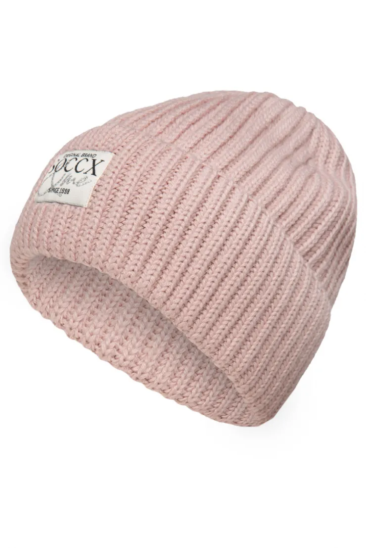 CAMP DAVID & SOCCX Beanie in Rippstrick mit Label Patch rose blush roseblush Hot