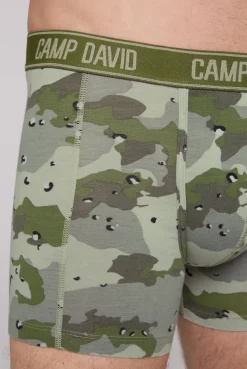 CAMP DAVID & SOCCX Boxershorts mit All Over Print, 2er-Pack desert / light khaki Fashion