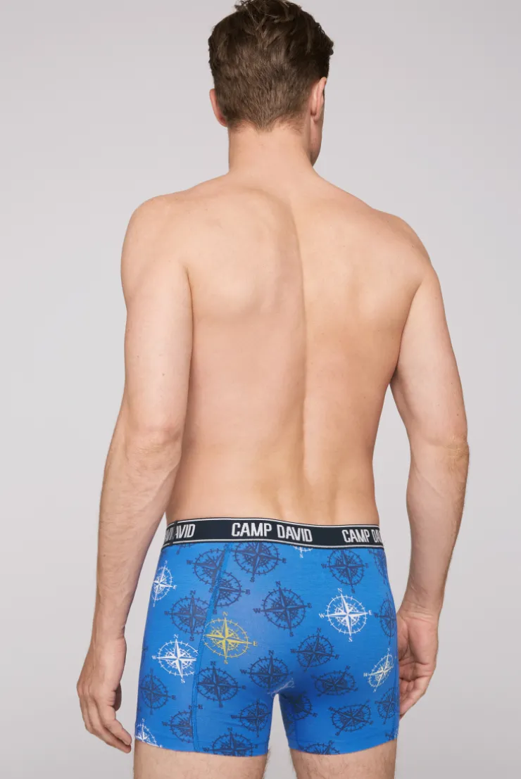 CAMP DAVID & SOCCX Boxershorts mit All Over Print, 2er-Pack electric blue / red Cheap