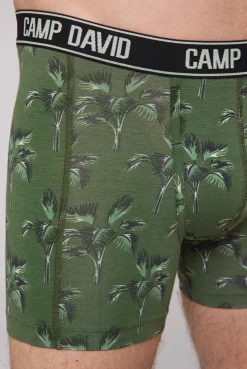 CAMP DAVID & SOCCX Boxershorts mit All Over Print, 2er-Pack khaki / aqua Best Sale