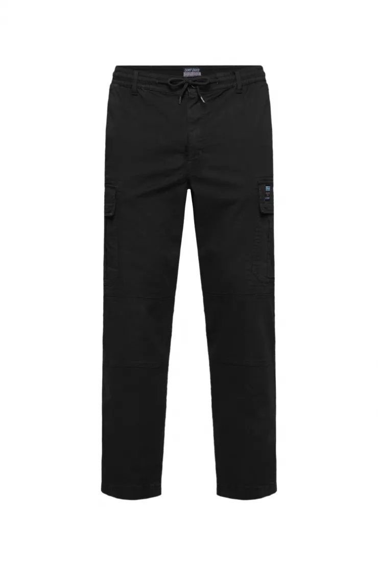 CAMP DAVID & SOCCX Cargohose mit Klappentaschen black Shop