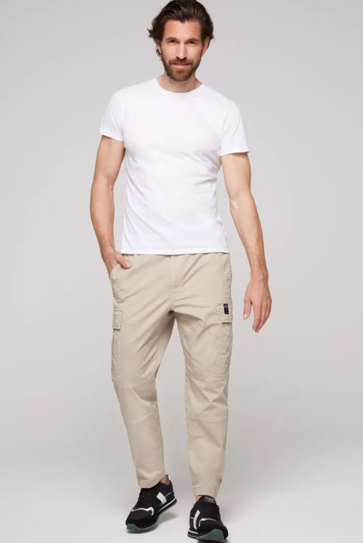 CAMP DAVID & SOCCX Cargohose mit Klappentaschen neutral beige neutralbeige Cheap