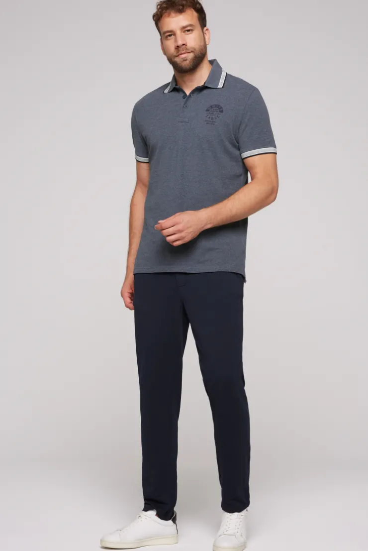 CAMP DAVID & SOCCX Chinohose mit Jogger-Details blue navy bluenavy Discount