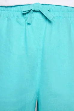 CAMP DAVID & SOCCX Culotte aus Leinen mit Elastikbund lagoon blue lagoonblue Outlet