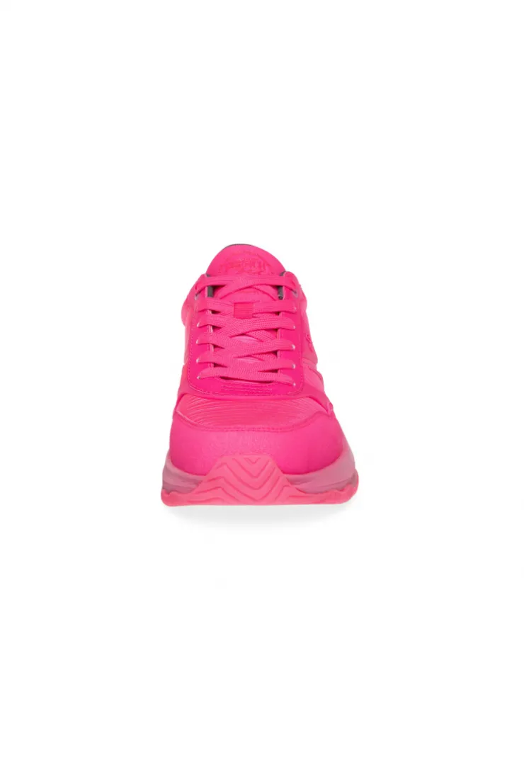 CAMP DAVID & SOCCX Fashion Sneaker im tonigen Materialmix neon pink neonpink Shop