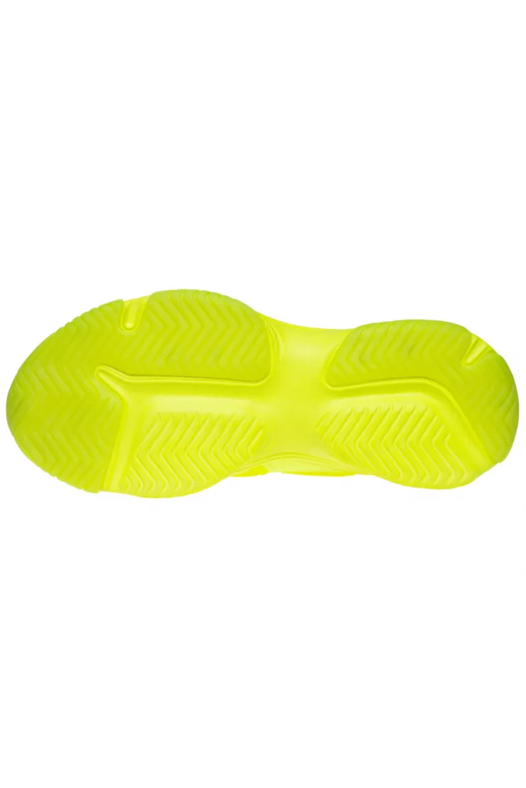 CAMP DAVID & SOCCX Fashion Sneaker im tonigen Materialmix neon lime neonlime Clearance