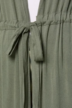 CAMP DAVID & SOCCX Feinstrick-Cardigan mit Rücken-Print desert olive desertolive Clearance