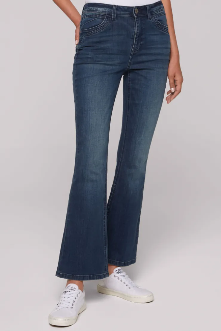 CAMP DAVID & SOCCX Flared Jeans PA:LA Regular Fit deep sea deepsea Shop