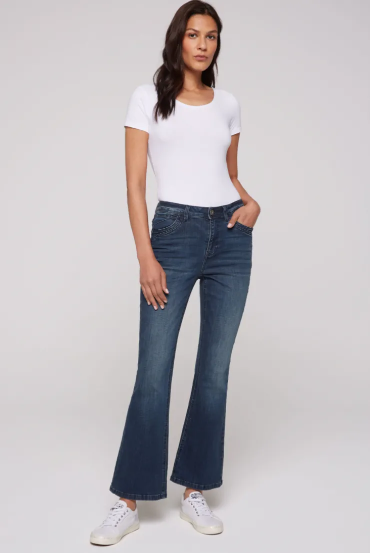 CAMP DAVID & SOCCX Flared Jeans PA:LA Regular Fit deep sea deepsea Shop
