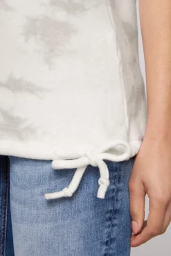 CAMP DAVID & SOCCX Flauschstrick-Shirt mit Glitter Logo ivory Fashion