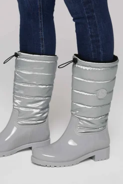 CAMP DAVID & SOCCX Gefütteter Gummistiefel mit Steppschaft silver Sale