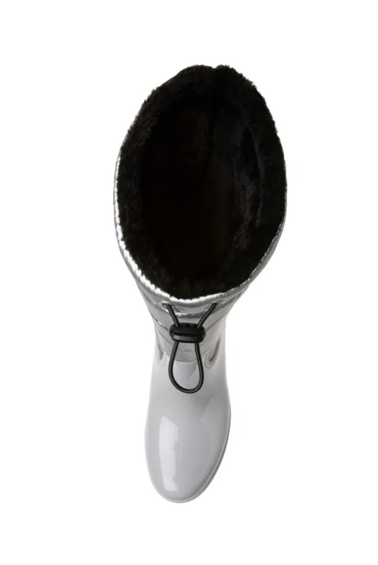 CAMP DAVID & SOCCX Gefütteter Gummistiefel mit Steppschaft silver Sale