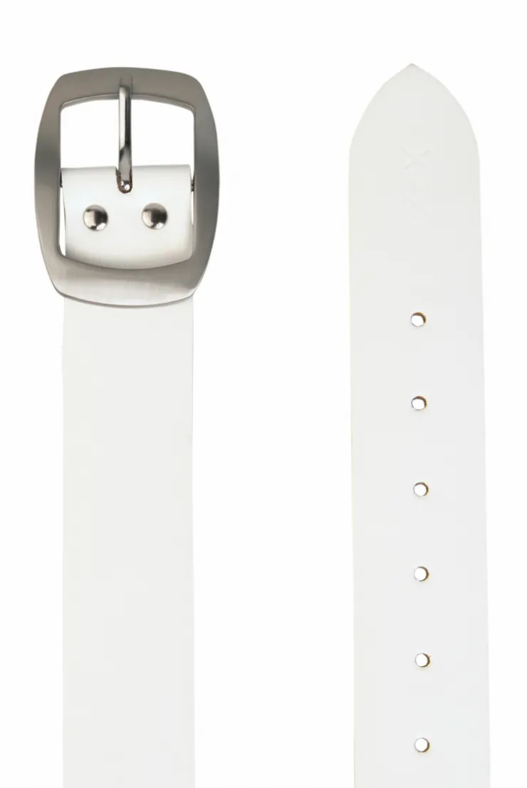 CAMP DAVID & SOCCX Gürtel aus Leder white Cheap