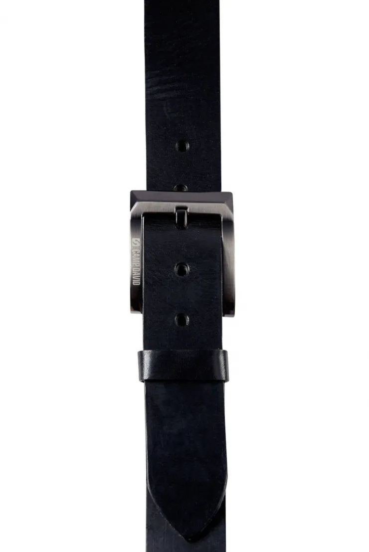 CAMP DAVID & SOCCX Gürtel mit Dornschließe black Best Sale