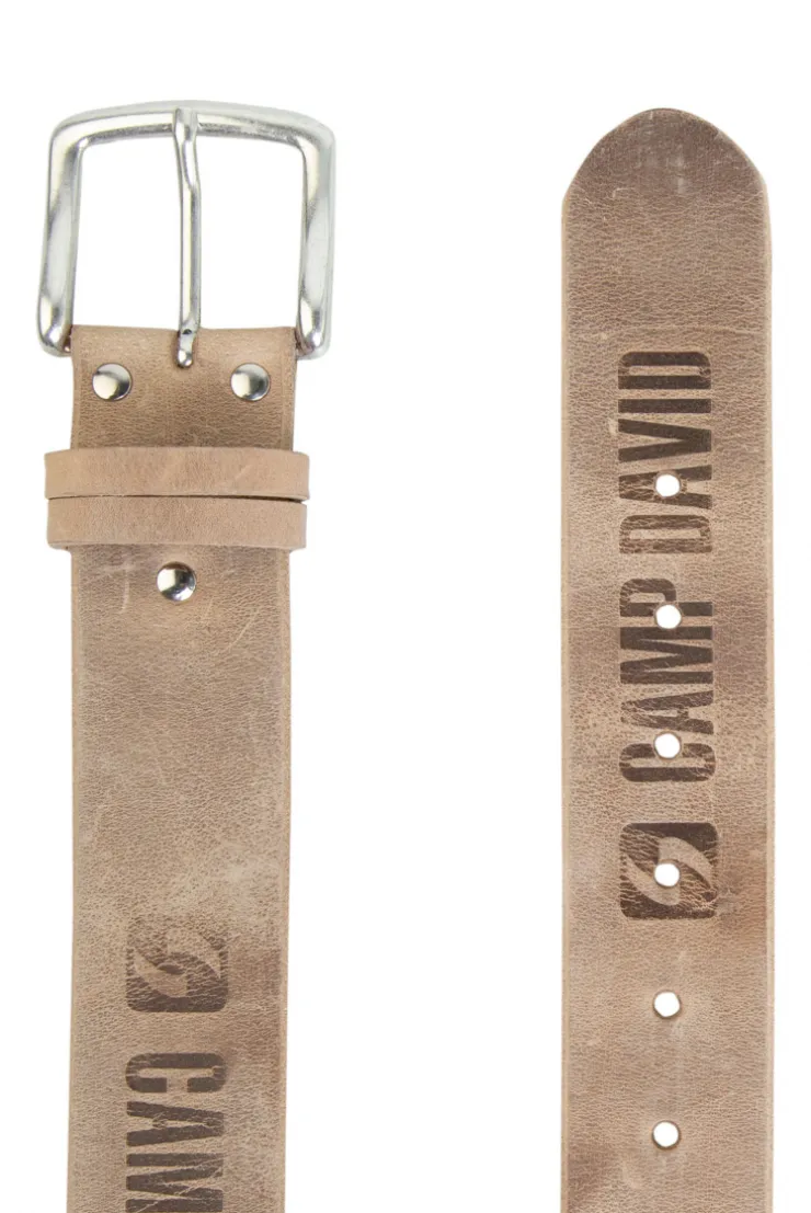 CAMP DAVID & SOCCX Gürtel mit Used-Optik beige Outlet