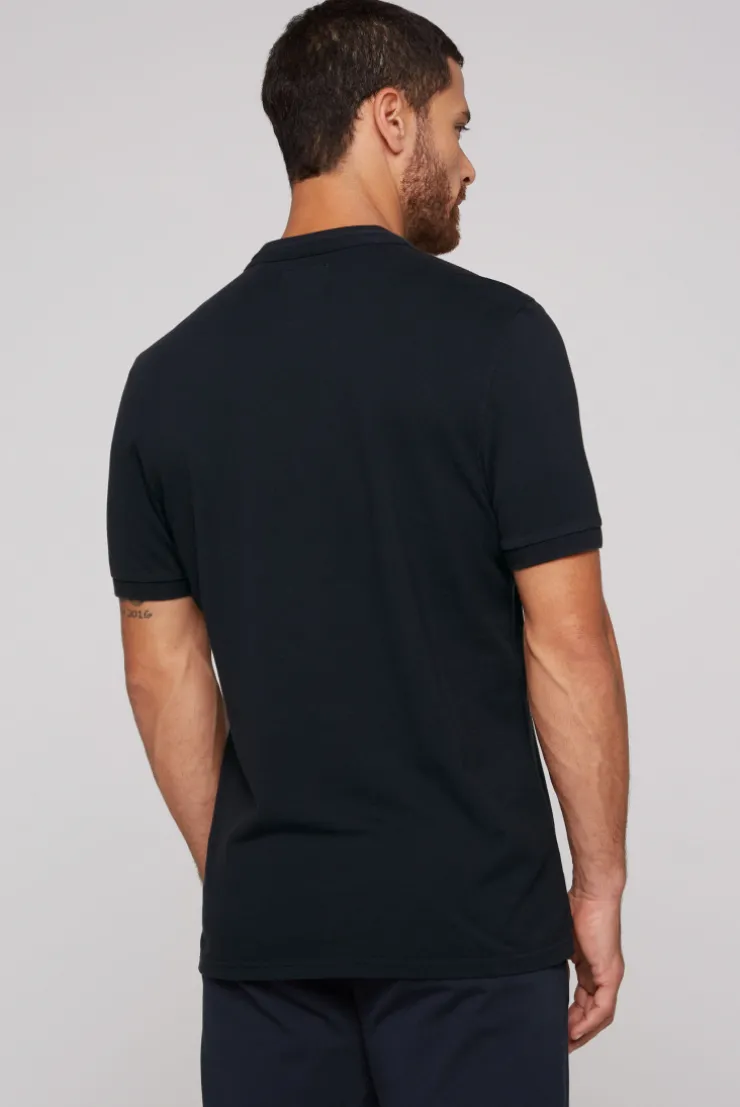CAMP DAVID & SOCCX Henley-Shirt im Polo-Stil blue navy bluenavy Cheap